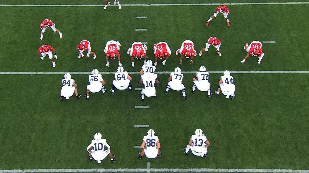 Football formation to analyze